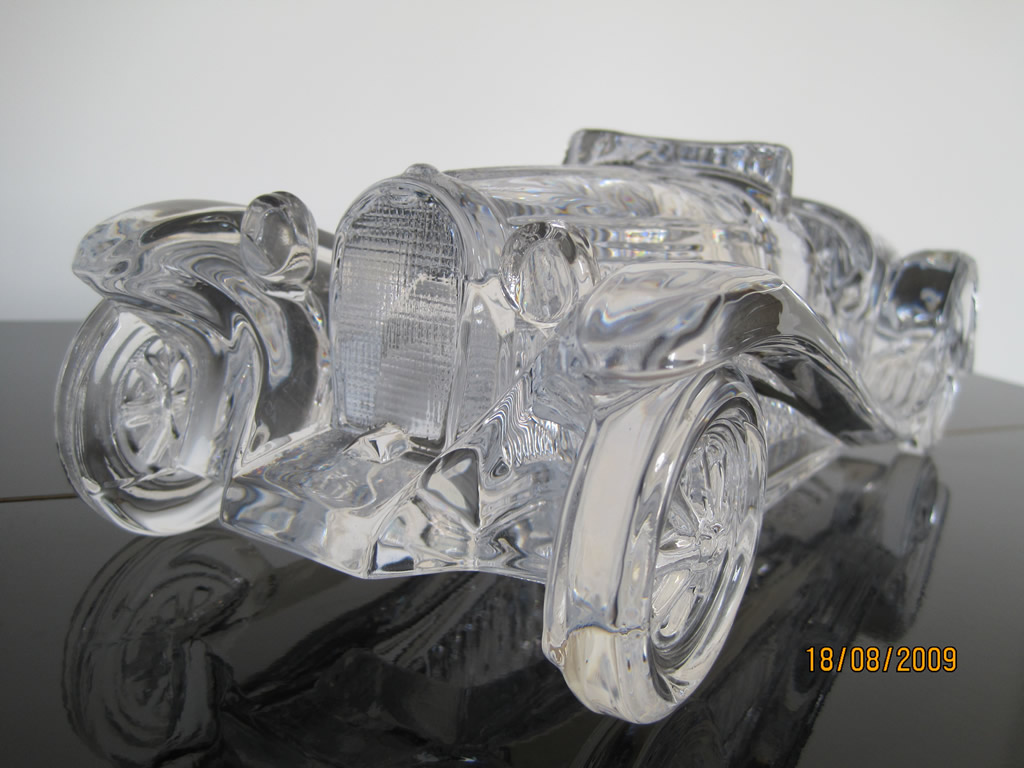 My Daum Crystal Bugatti 55 Roadster